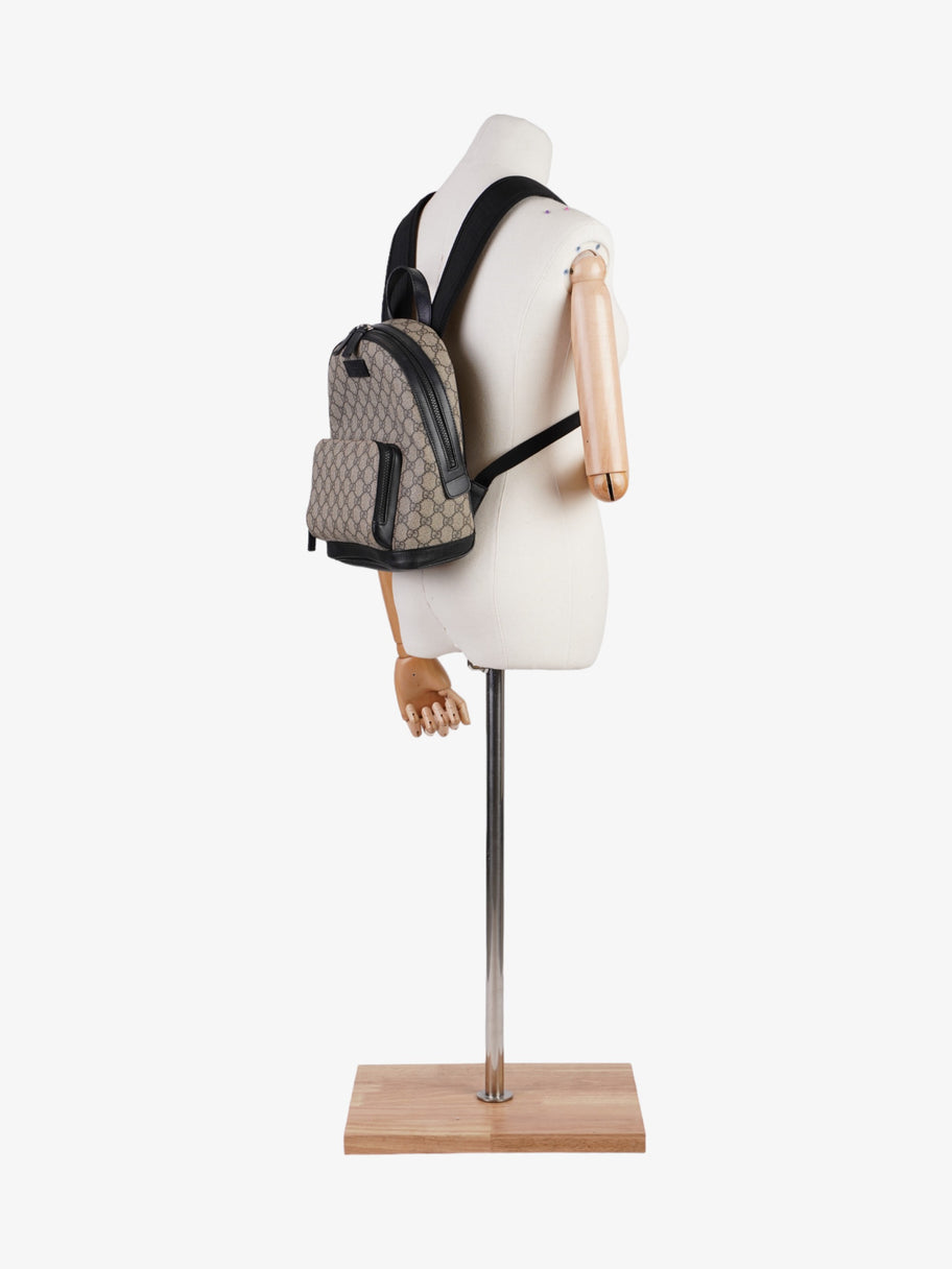 Gucci GG Backpack GG Supreme / Black Coated Canvas Image 2