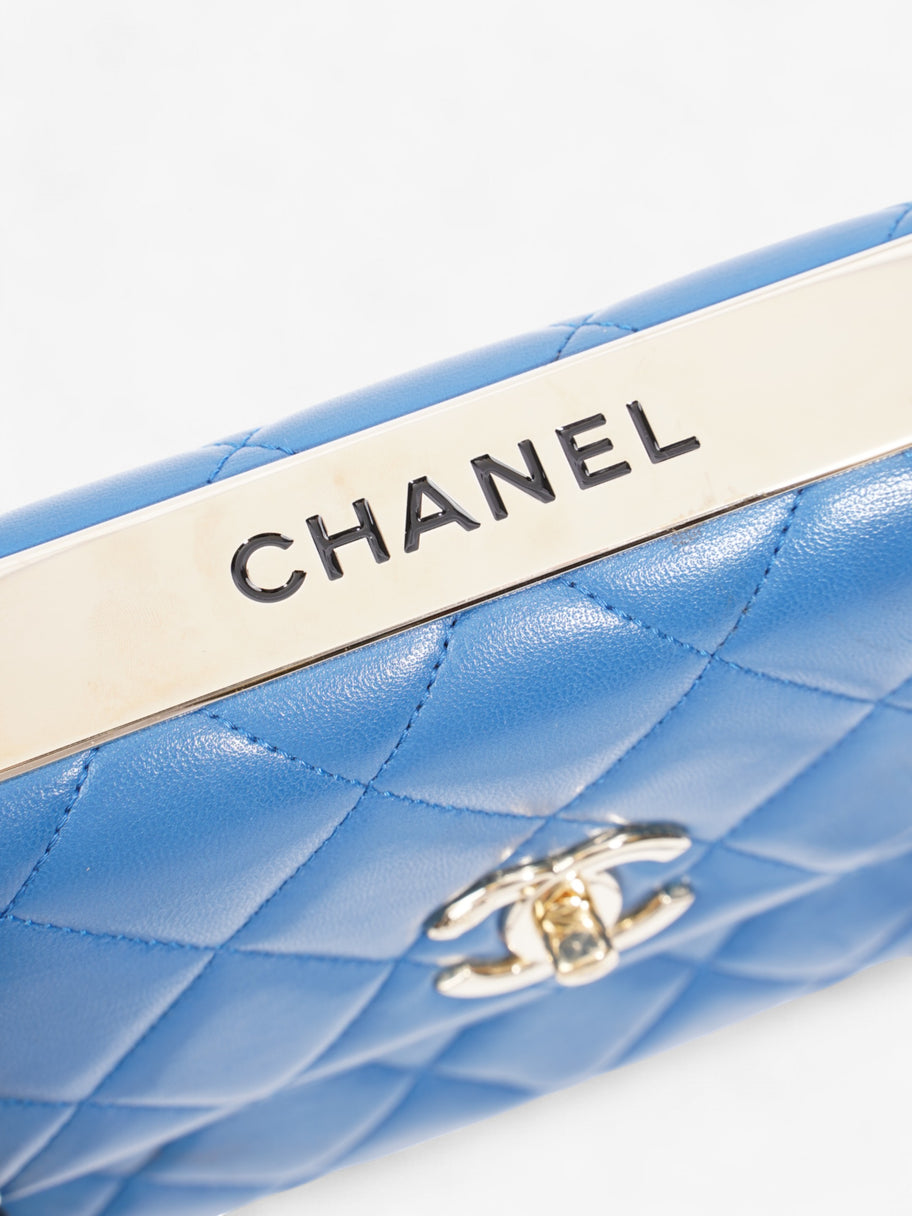 Chanel Trendy CC Blue Lambskin Leather Medium Image 8