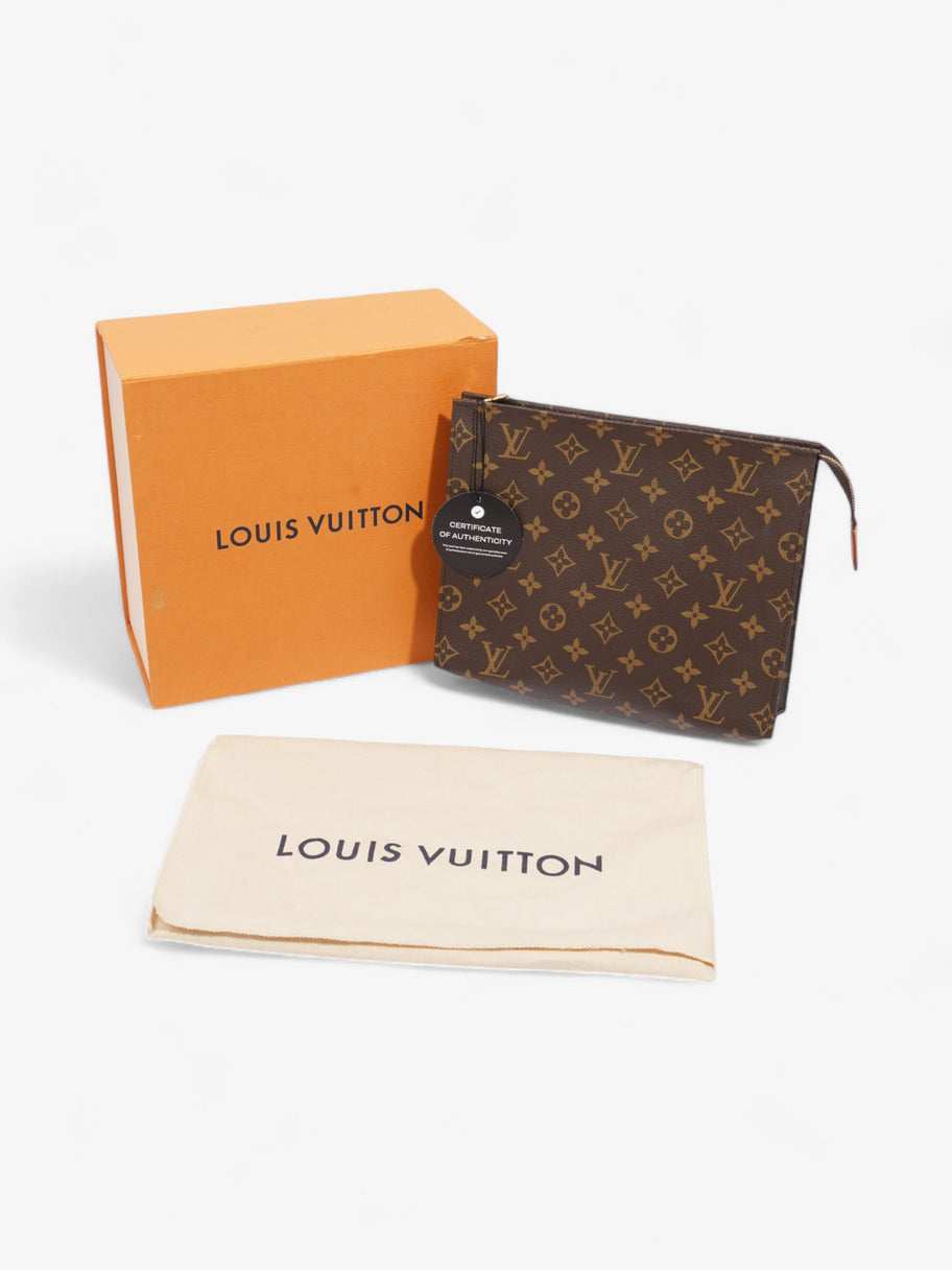 Louis Vuitton Toiletry Pouch 26 Monogram Coated Canvas Image 8