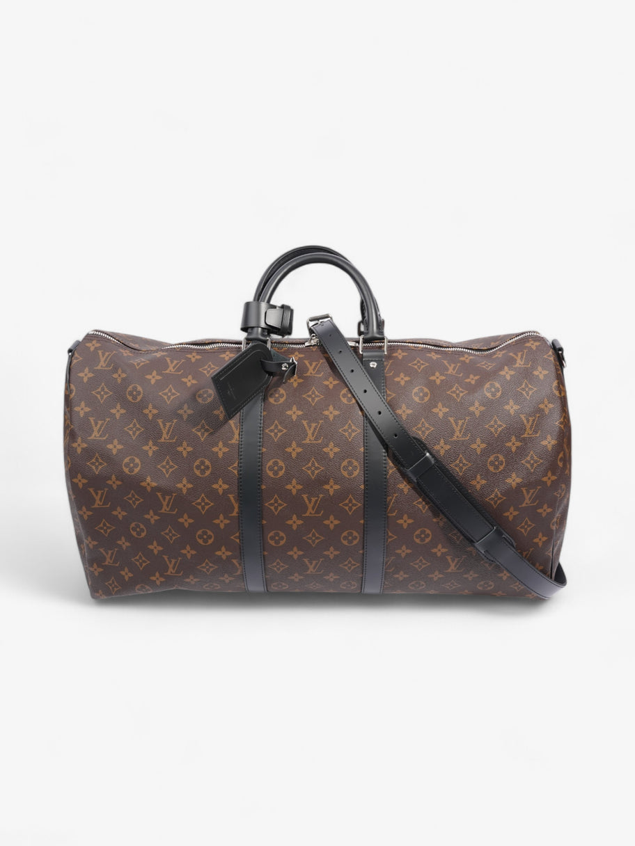 Louis Vuitton Kepall Monogram / Black Coated Canvas 55 Image 1