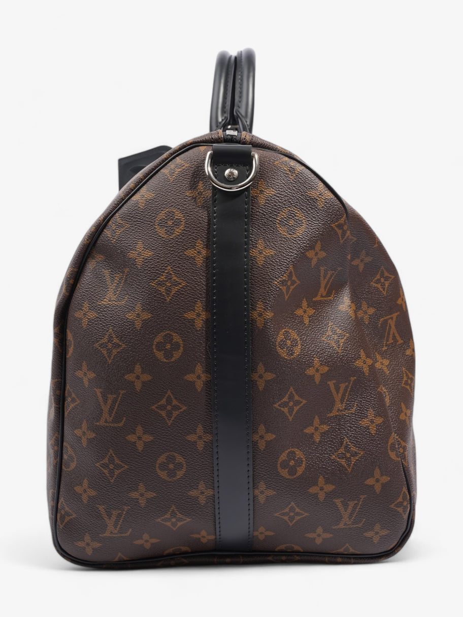 Louis Vuitton Kepall Monogram / Black Coated Canvas 55 Image 3