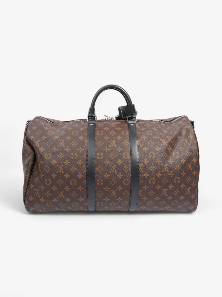 Louis Vuitton Kepall Monogram / Black Coated Canvas 55 Image 4