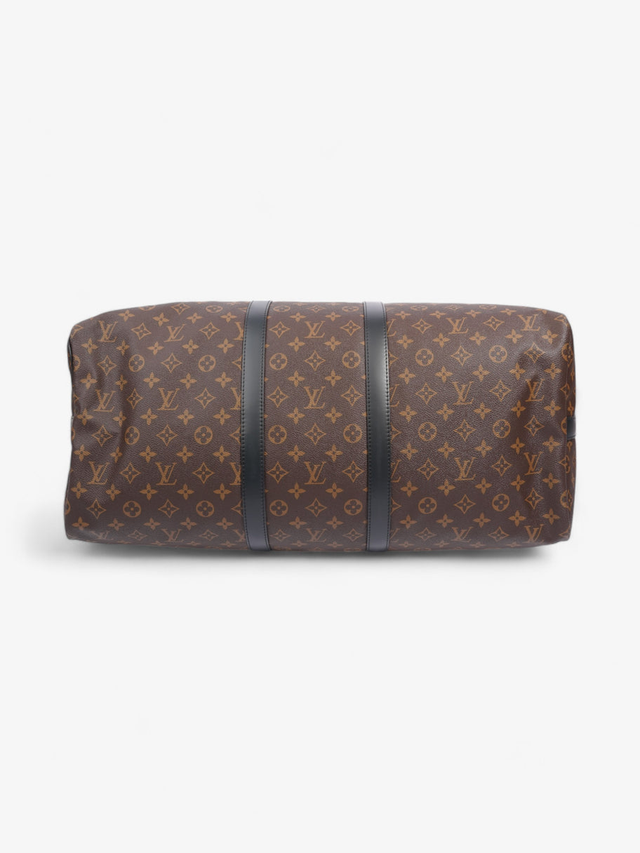 Louis Vuitton Kepall Monogram / Black Coated Canvas 55 Image 6