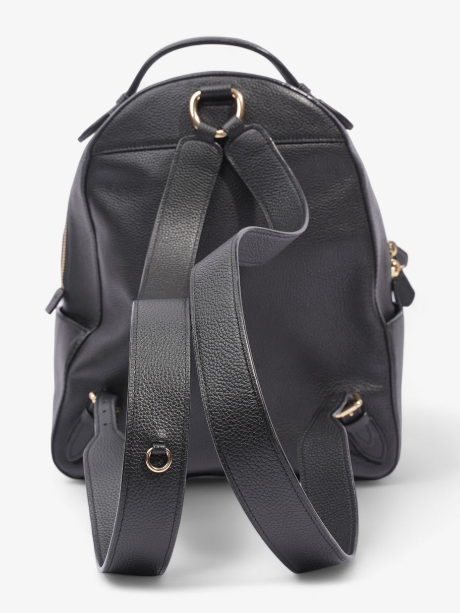 Campus Backpack Black Leather Image 5