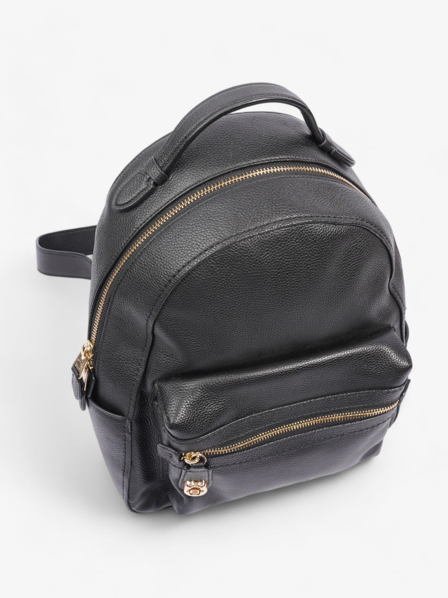 Campus Backpack Black Leather Image 8