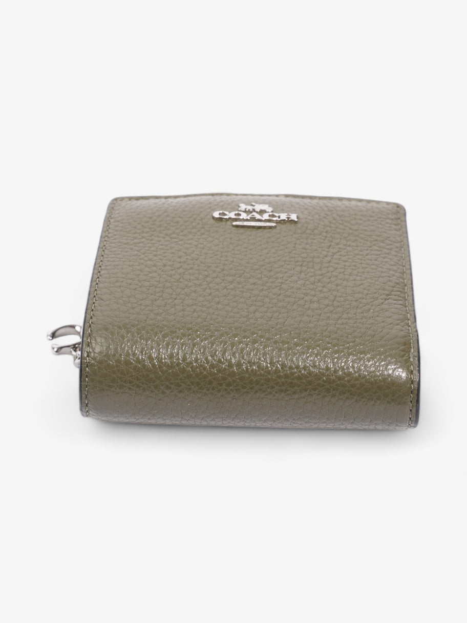 Coach Snap Wallet Khaki Leather Image 5