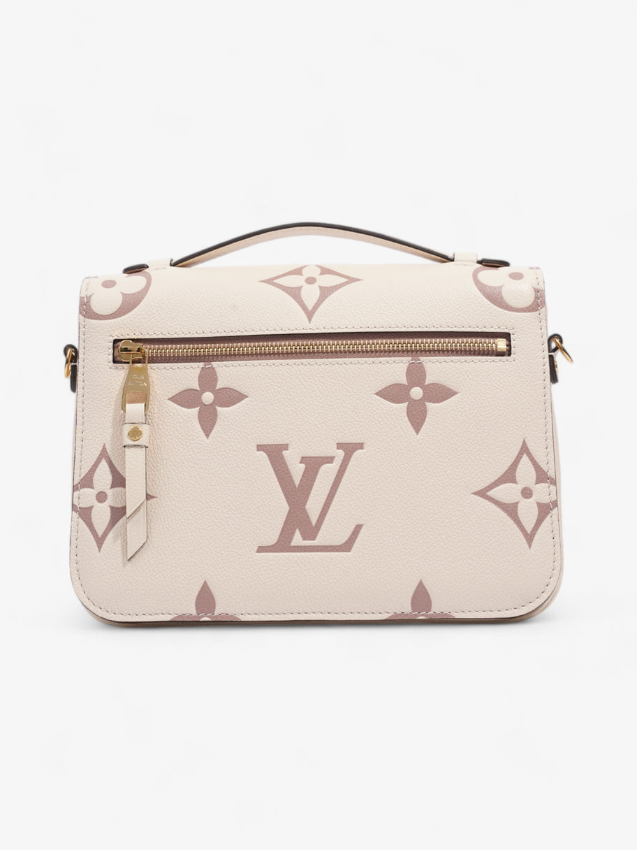 Louis Vuitton Pochette Metis Creme / Bois De Rose Empreinte Leather Image 4