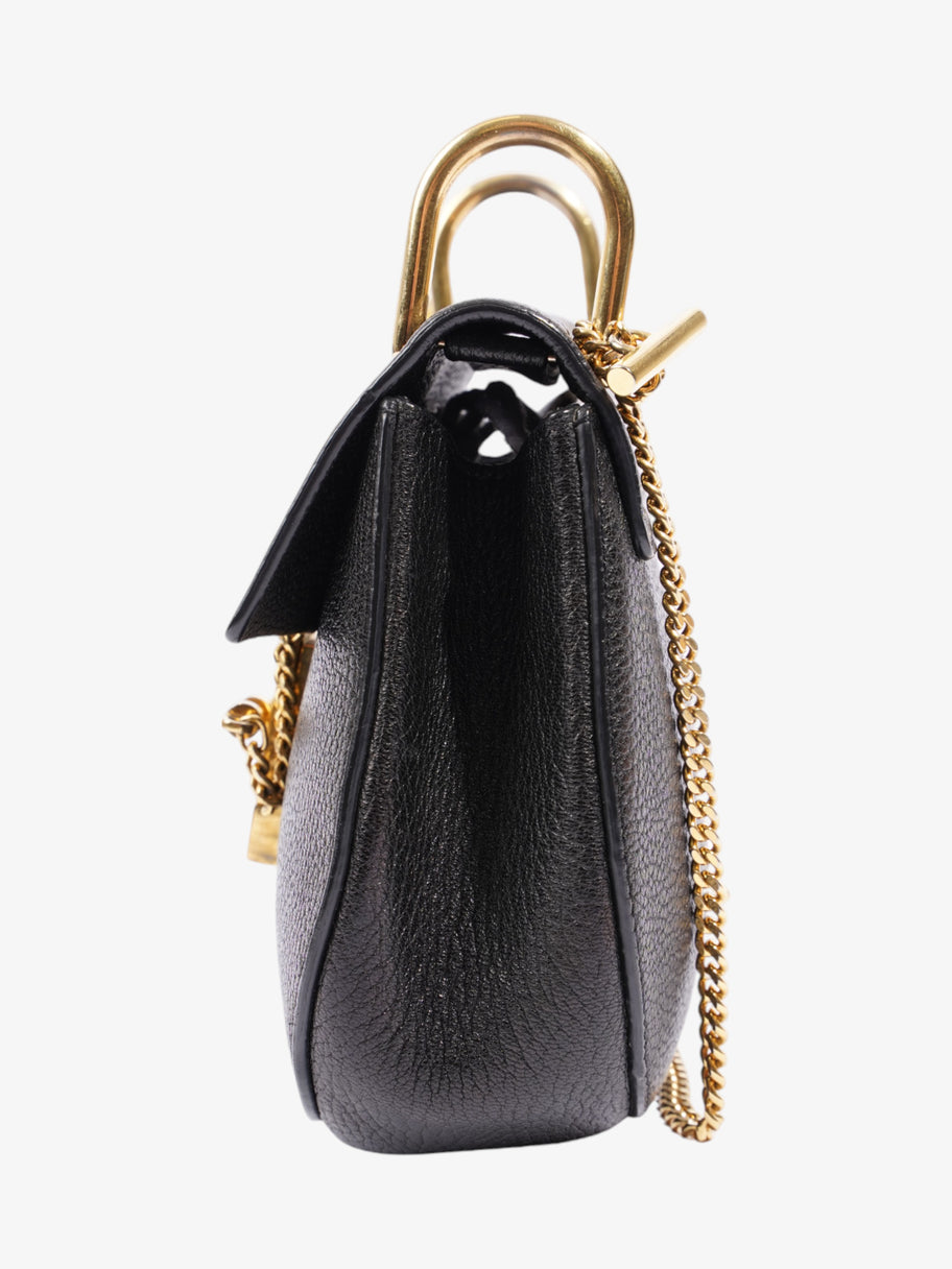 Chloe Drew Black Grained Leather Mini Image 4