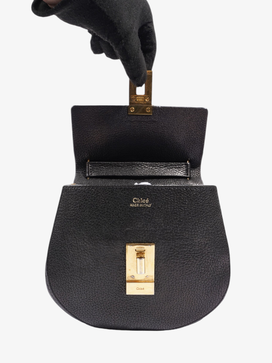 Chloe Drew Black Grained Leather Mini Image 9