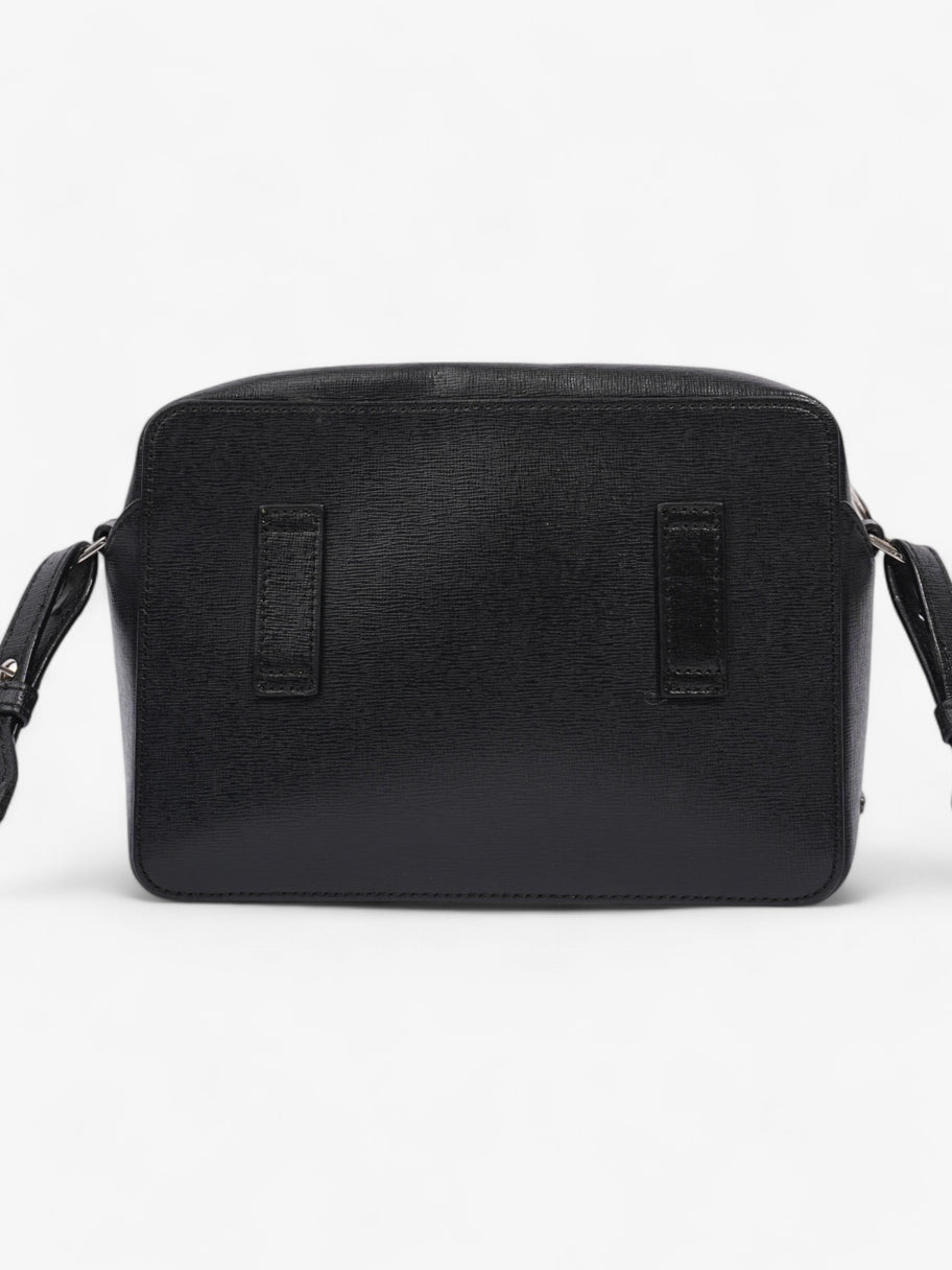 Off White Diag Camera Bag Black / White Leather Image 4