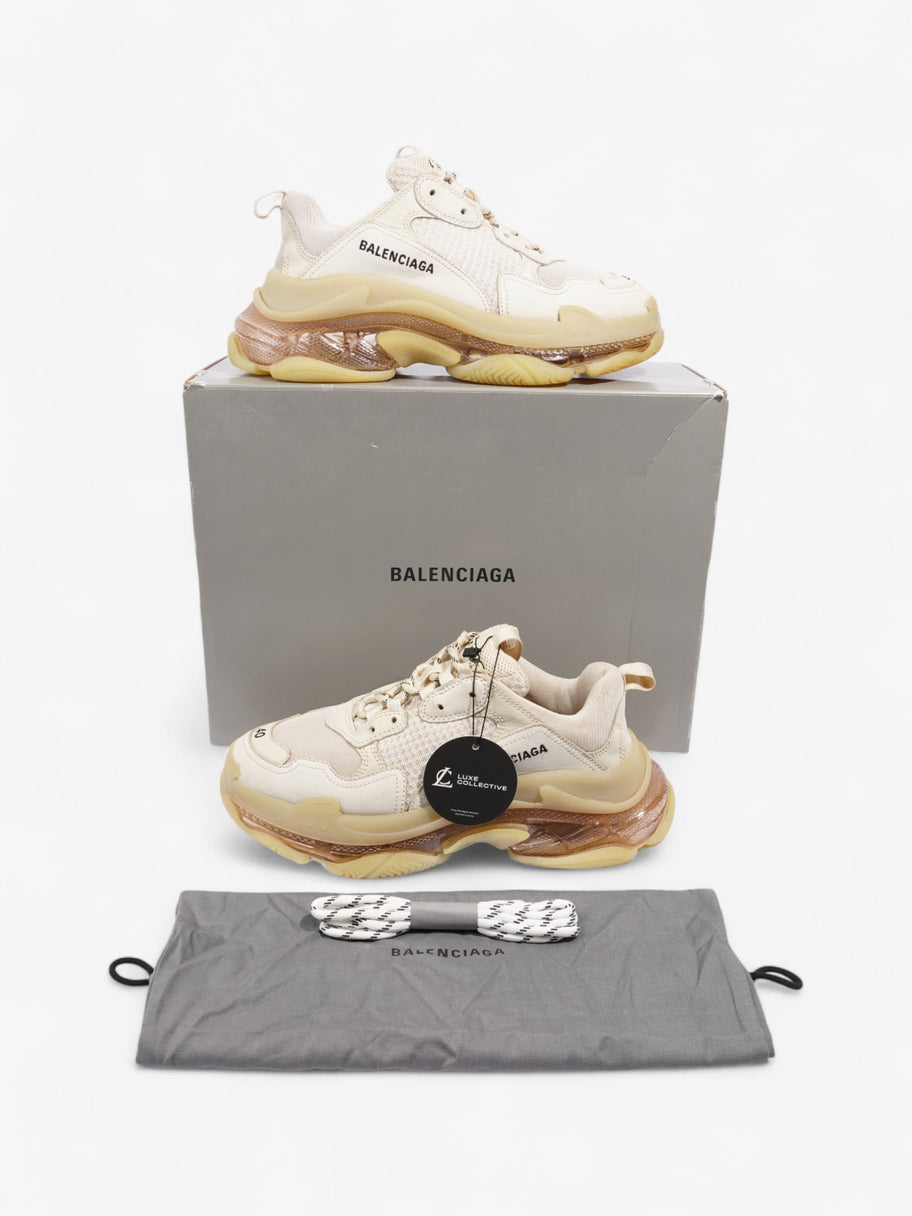 Balenciaga Triple S Clear Sole Beige  Mesh EU 40 UK 7 Image 10