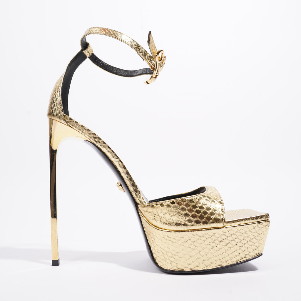 Versace cheap sandal heels