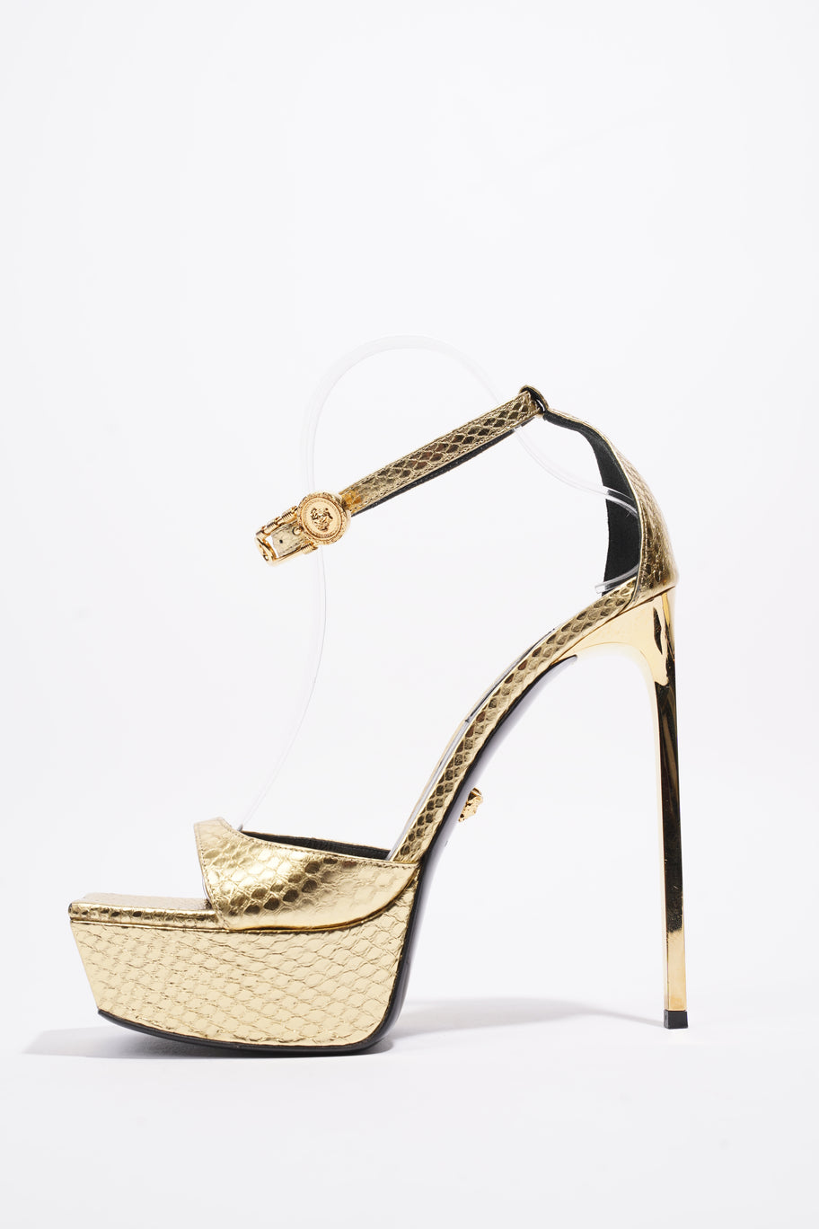 Gold platform heels uk best sale