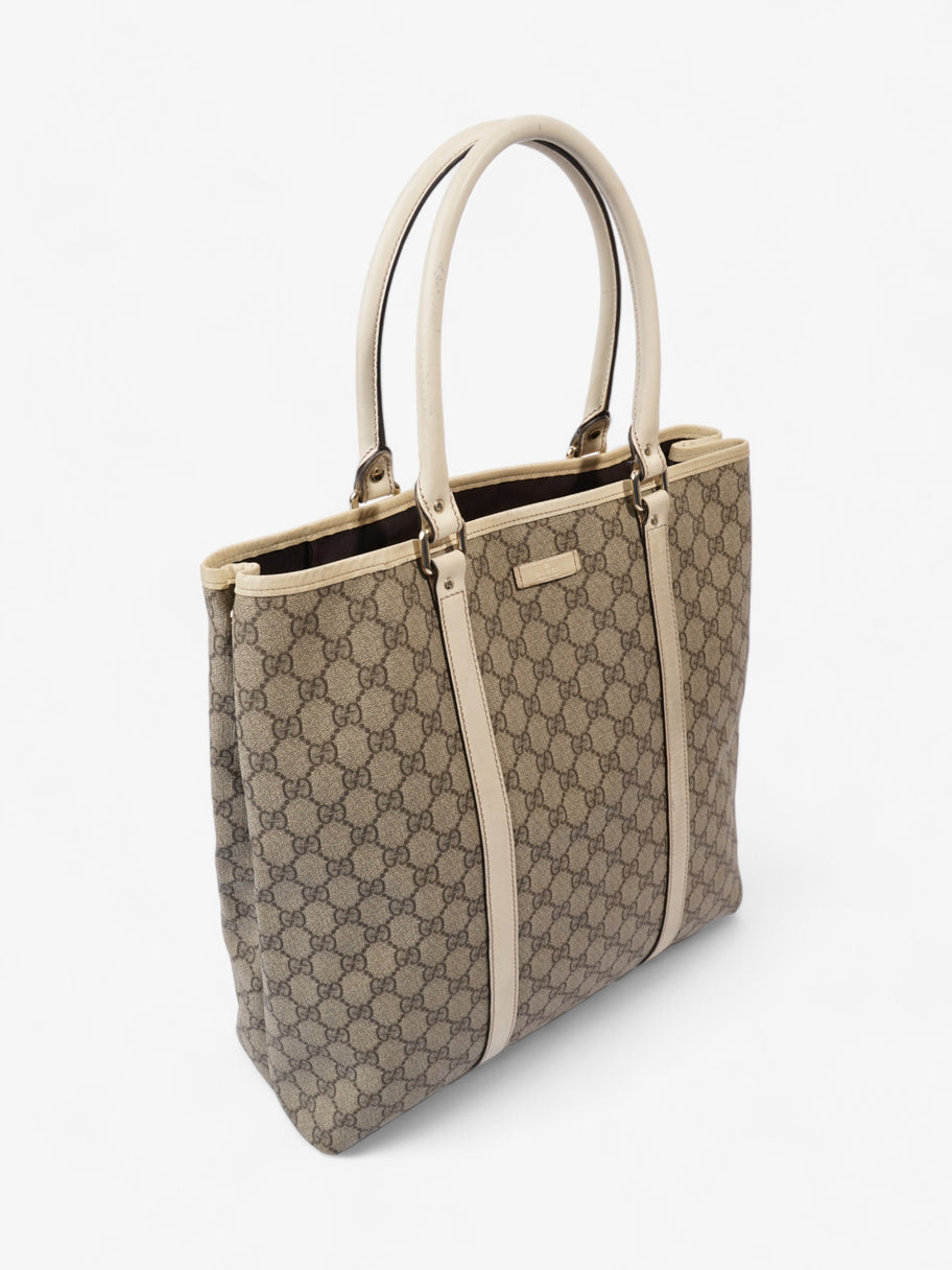 Gucci GG Supreme Tote Beige And Ebony GG Supreme Coated Canvas Image 7