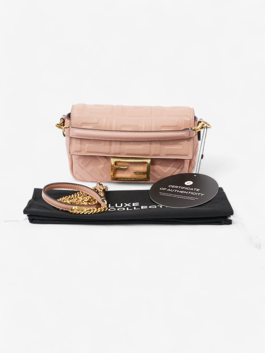 Fendi Baguette Light Rose Nappa Leather Mini Image 10