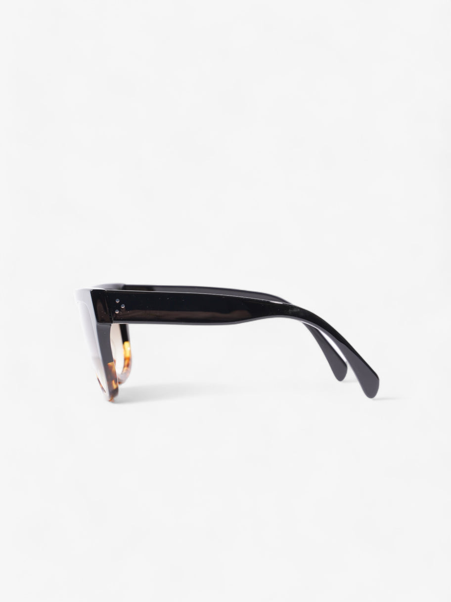 Celine Shadow Sunglasses Black Havana Brown Acetate 150mm Luxe Collective