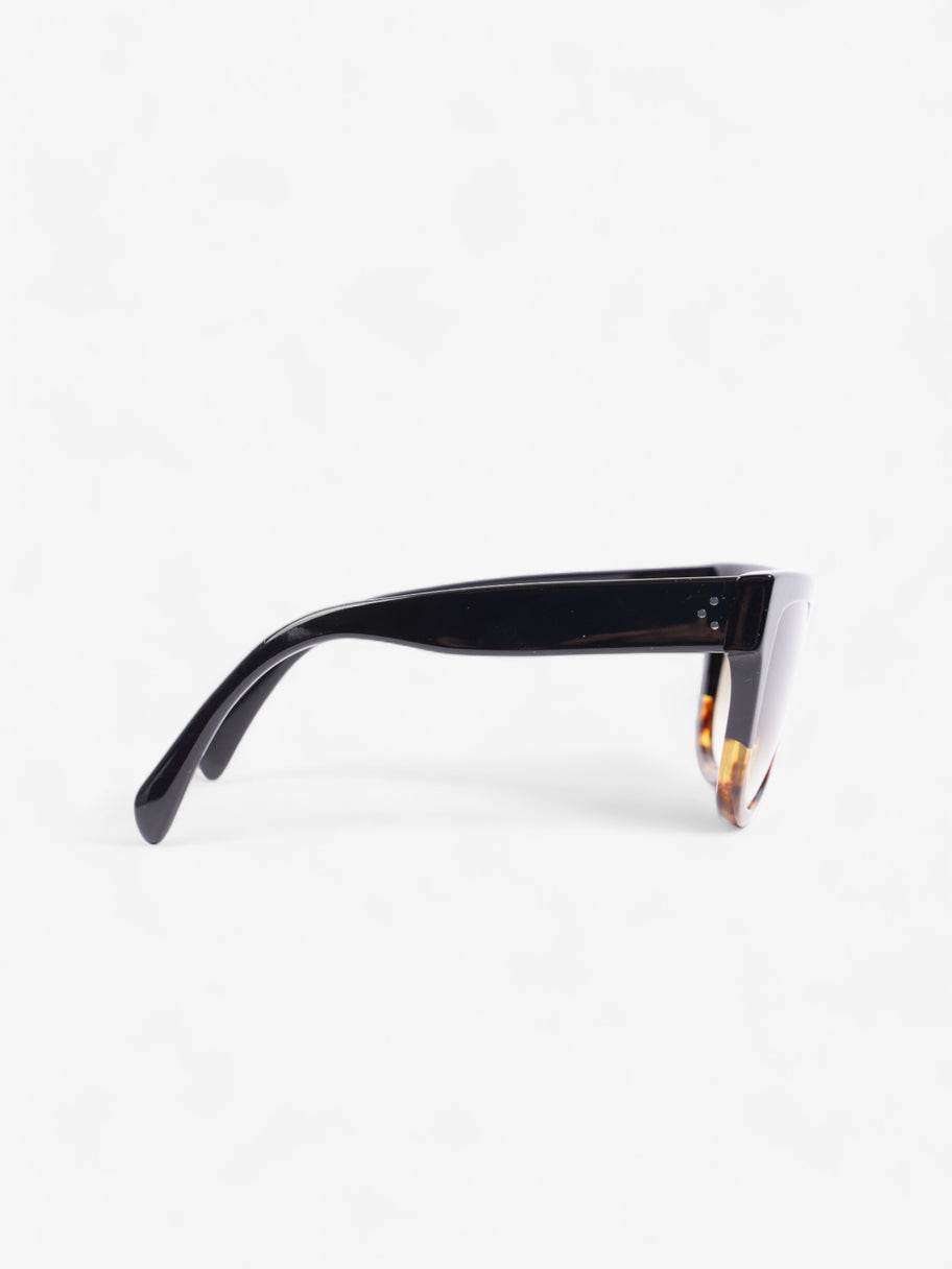 Celine Shadow Sunglasses Black / Havana Brown Acetate 150mm Image 4