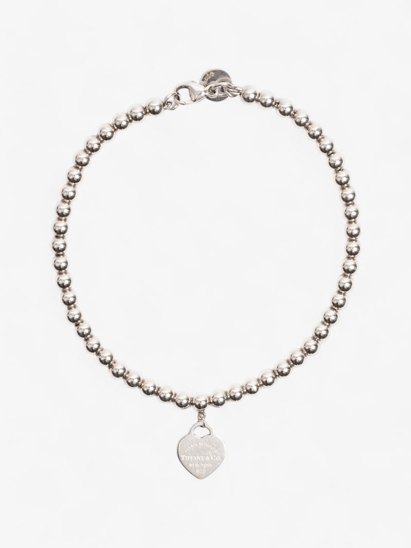  Tiffany and Co Return to Tiffany Heart Tag Bead Bracelet Tiffany Blue / Silver Silver Sterling