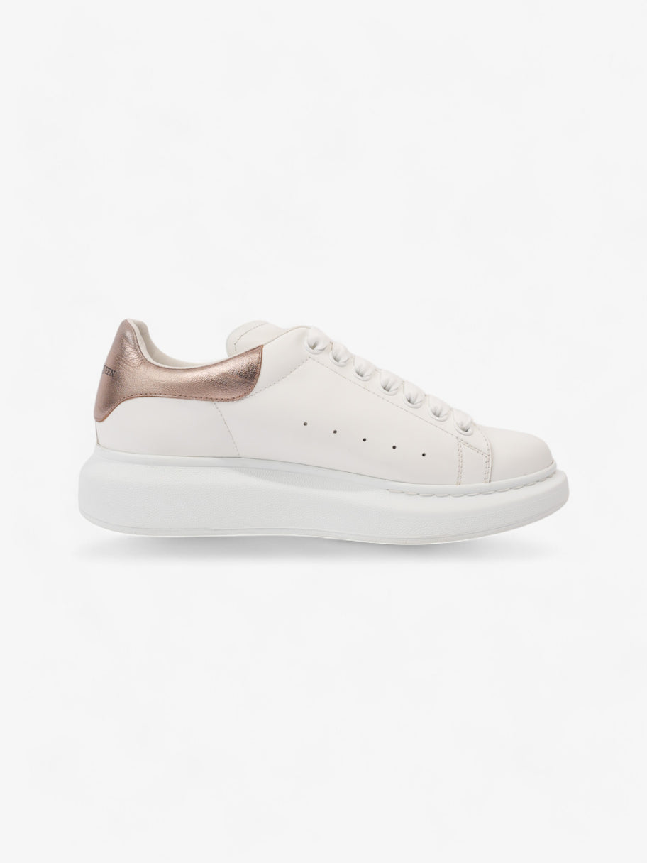 Alexander McQueen Oversized Sneakers White / Rose Gold Leather EU 38.5 UK 5.5 Image 4