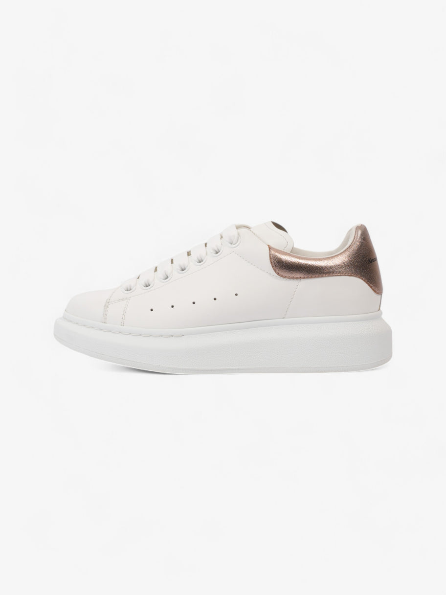 Alexander McQueen Oversized Sneakers White / Rose Gold Leather EU 38.5 UK 5.5 Image 5