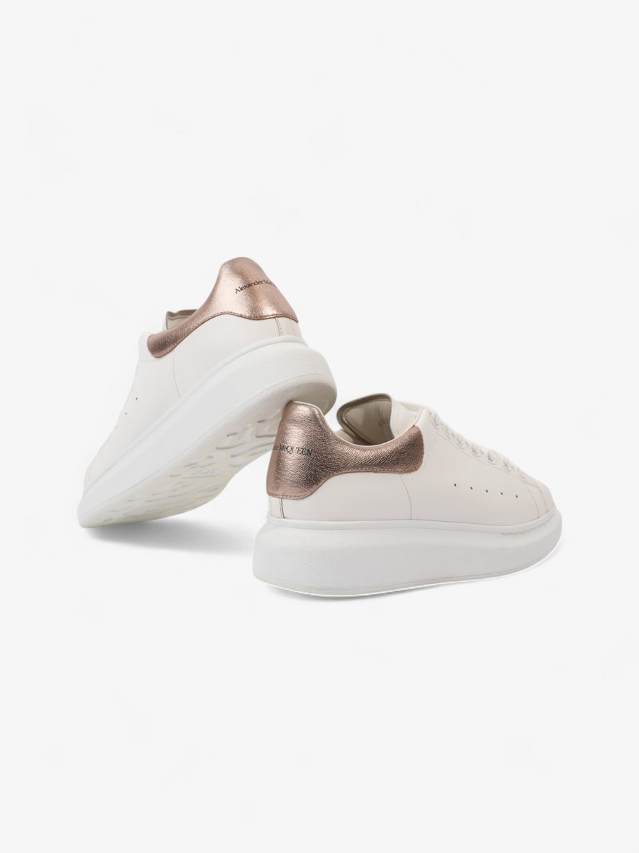 Alexander McQueen Oversized Sneakers White / Rose Gold Leather EU 38.5 UK 5.5 Image 9