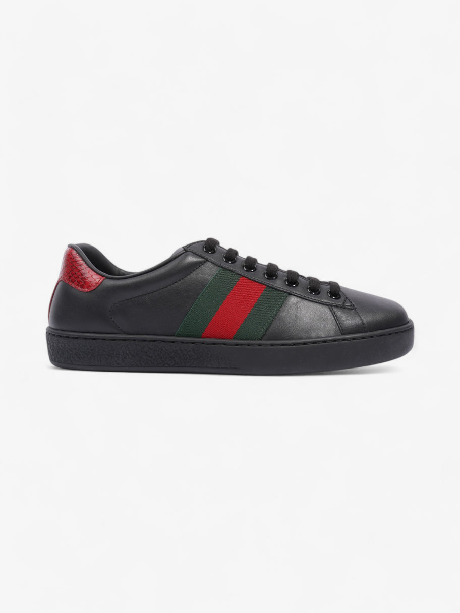 Gucci Ace Sneakers Black / Red / Green Leather EU 39.5 UK 5.5 Image 1