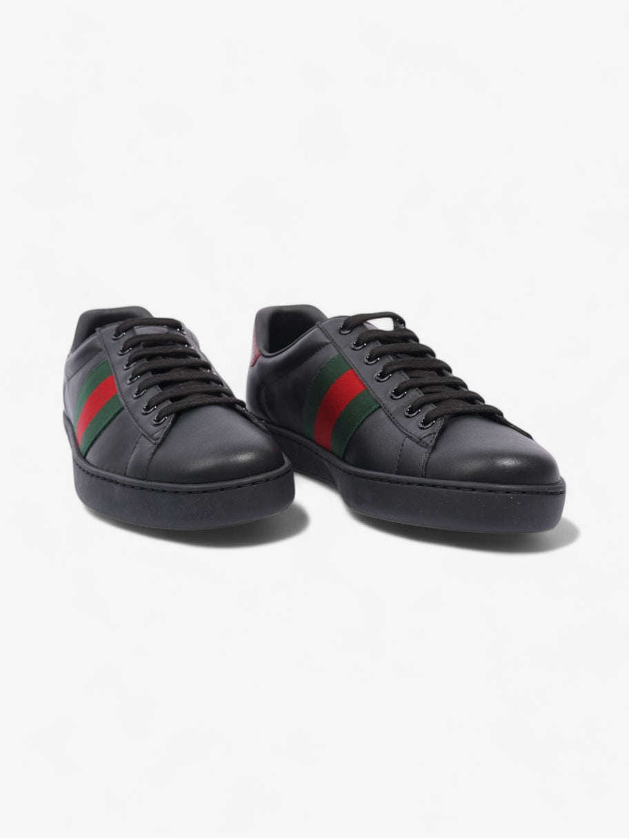 Gucci Ace Sneakers Black / Red / Green Leather EU 39.5 UK 5.5 Image 2