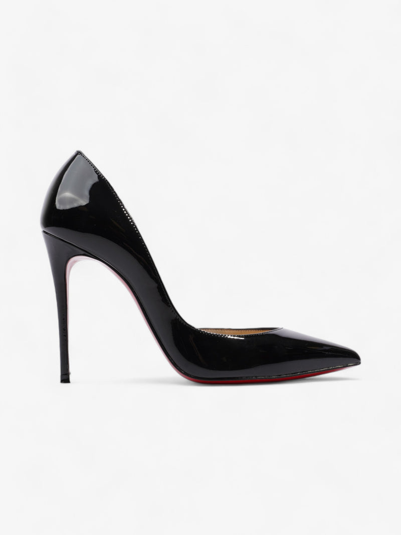  Christian Louboutin Iriza 100mm Black Patent Leather EU 35.5 UK 2.5