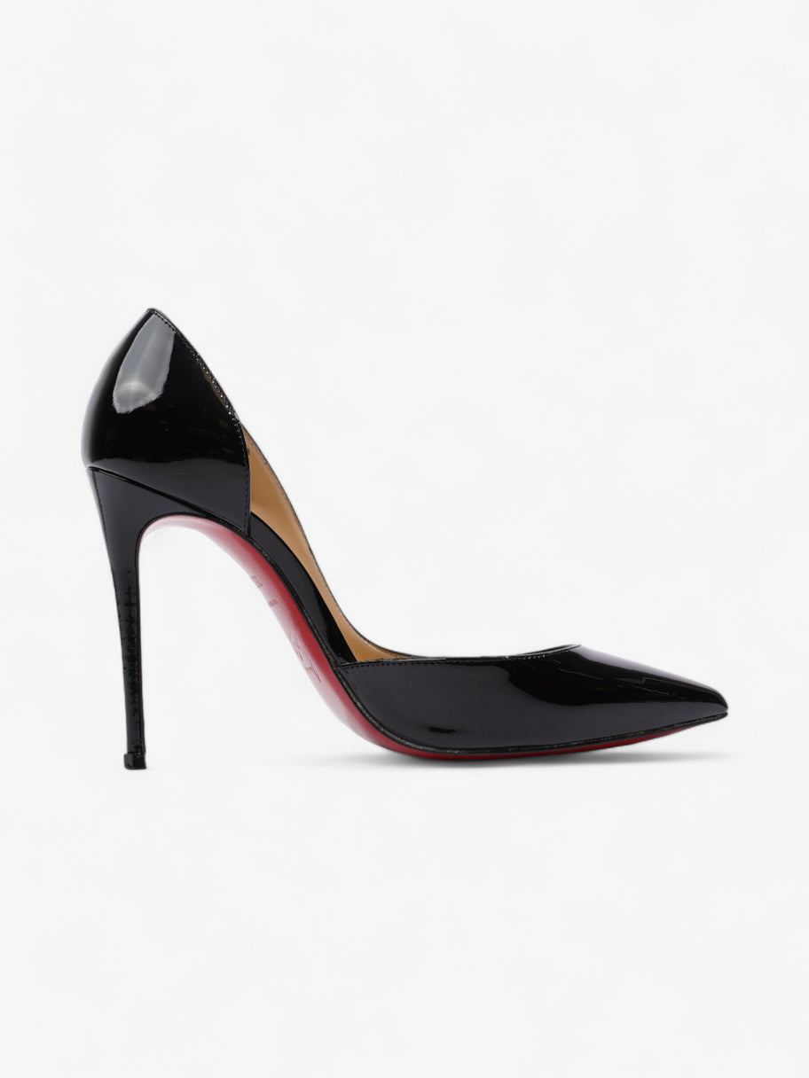 Christian Louboutin Iriza 100mm Black Patent Leather EU 35.5 UK 2.5 Luxe Collective