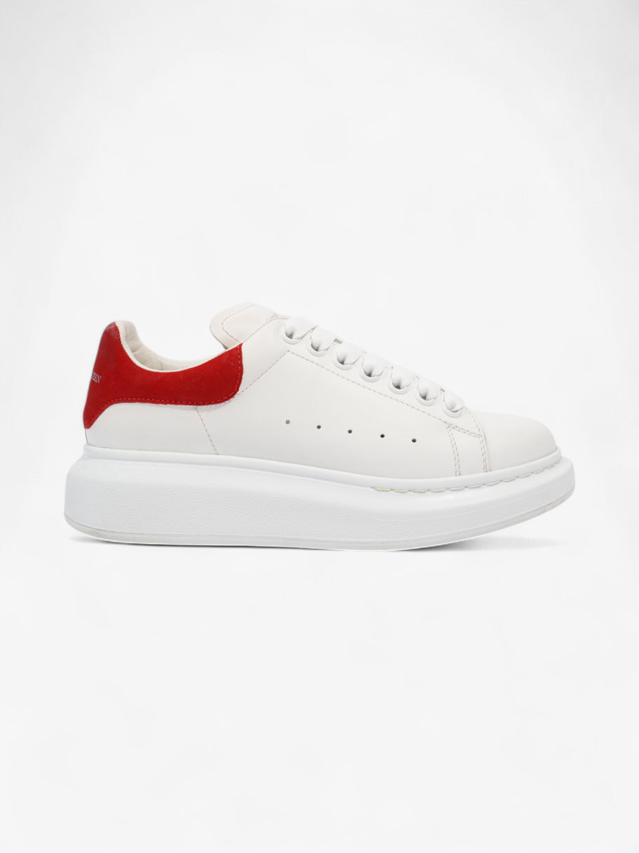 Alexander McQueen Oversized Sneaker White Red Tab Leather EU 37 UK 4 Luxe Collective