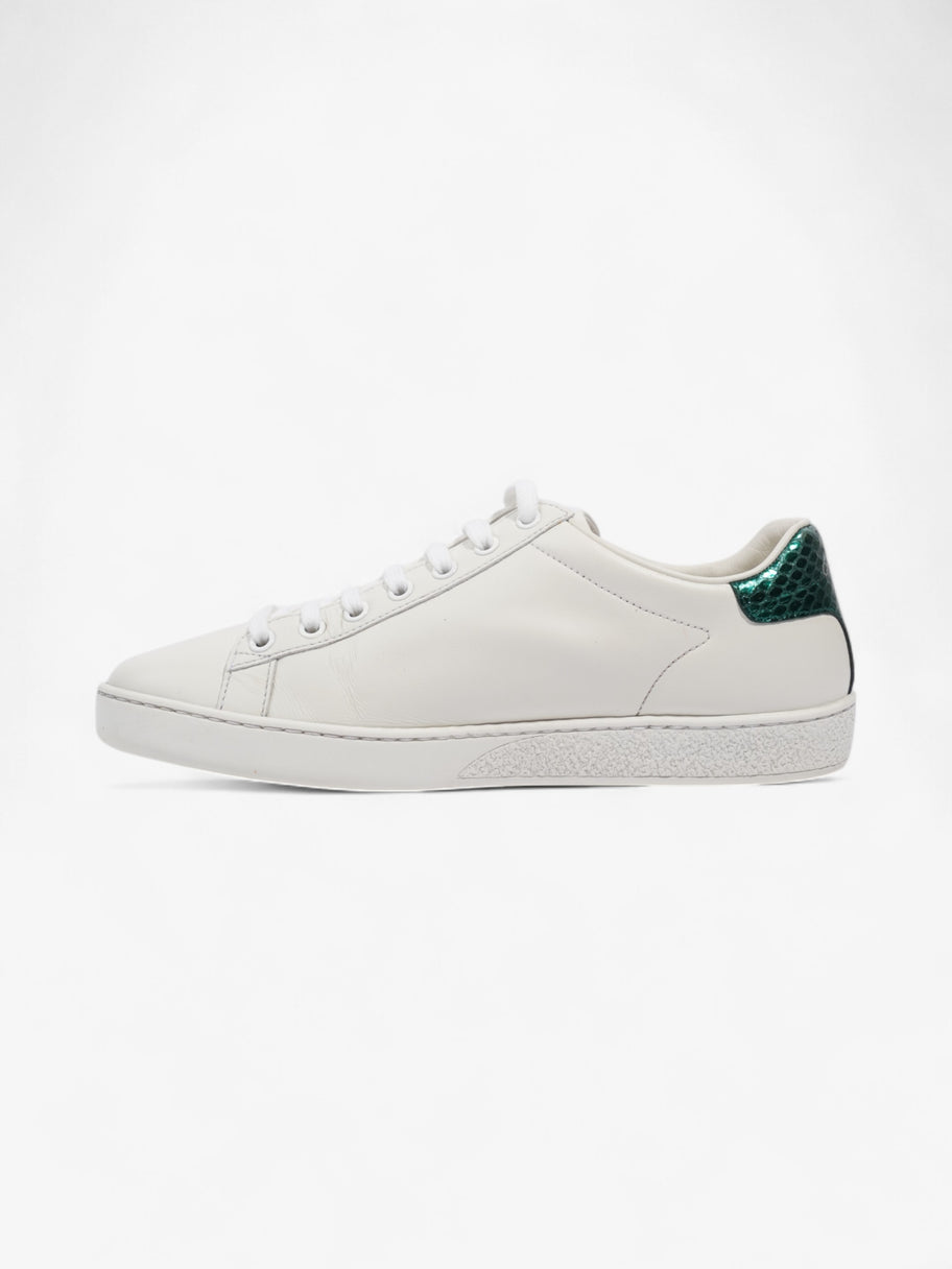 Gucci Ace Low 'Lip Sequin  White  / Green / Red Leather EU 38 UK 5 Image 3