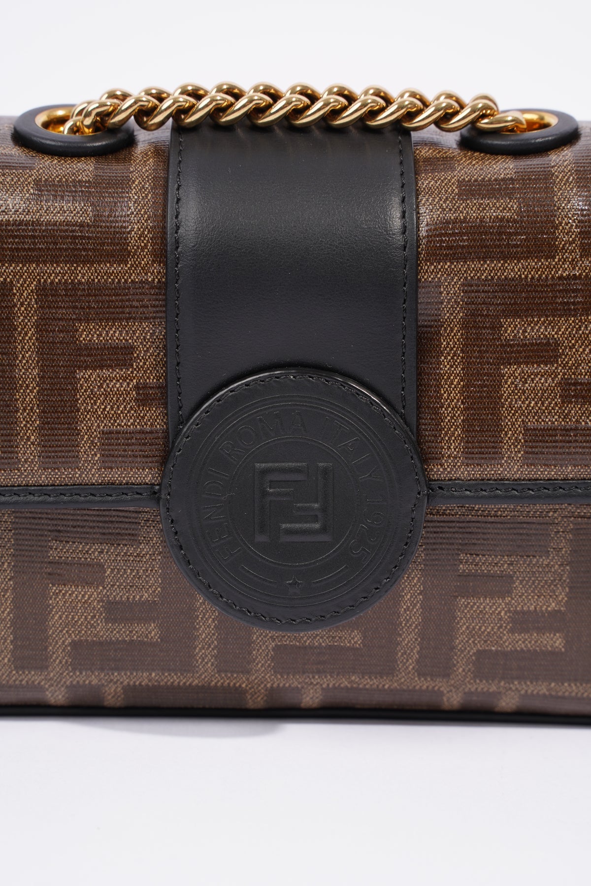 Fendi mini double outlet f shoulder bag