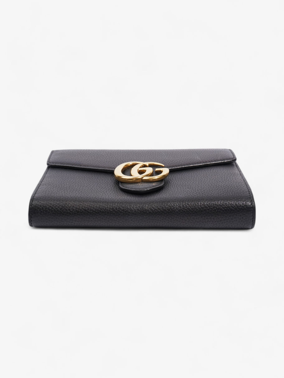 Gucci GG Marmont Chain Wallet Black Leather Image 6