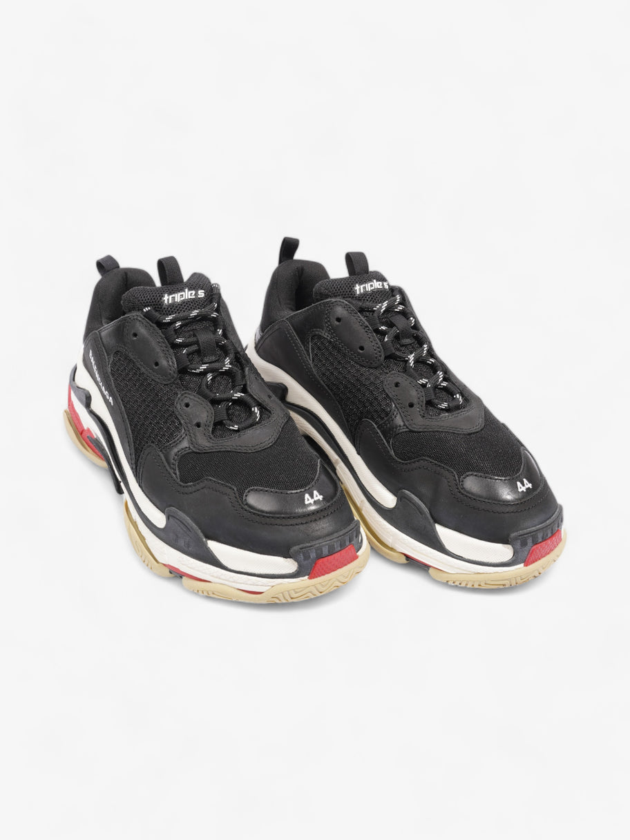 Balenciaga Triple S Black / White / Red Mesh EU 44 UK10 Image 8