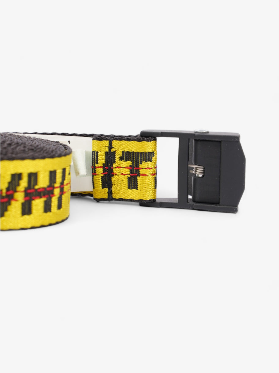 Off White Industrial Belt Yellow Fabric One Size 200cm Luxe Collective