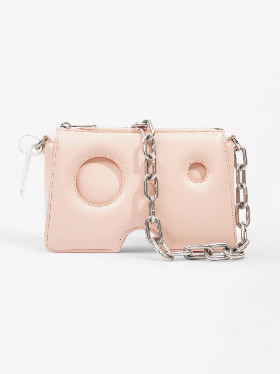 Burrow Zipped Pouch 20 Baby Pink Leather Image 1
