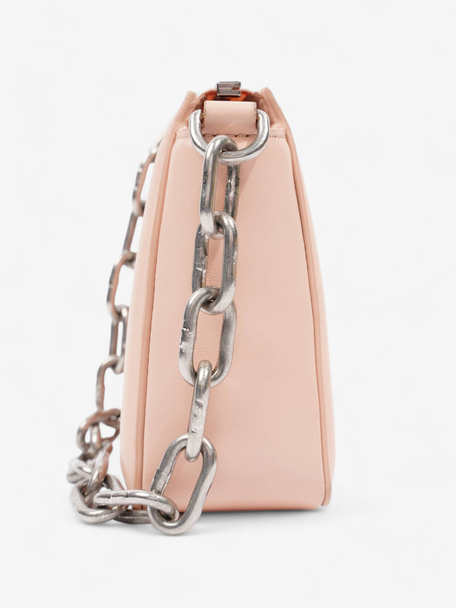 Burrow Zipped Pouch 20 Baby Pink Leather Image 3