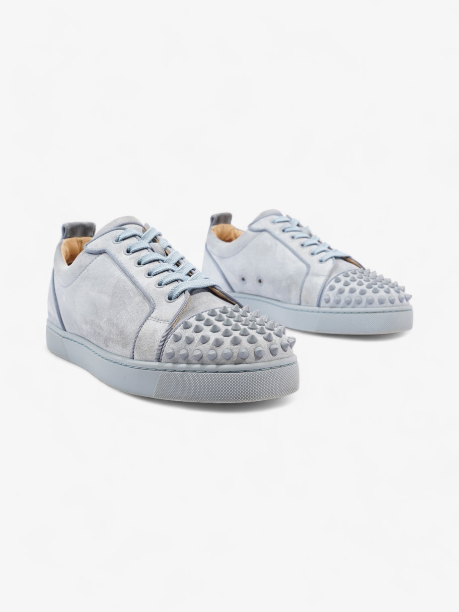 Christian Louboutin Louis Junior Spikes Orlato Light Blue Suede EU 42 UK 8 Image 2