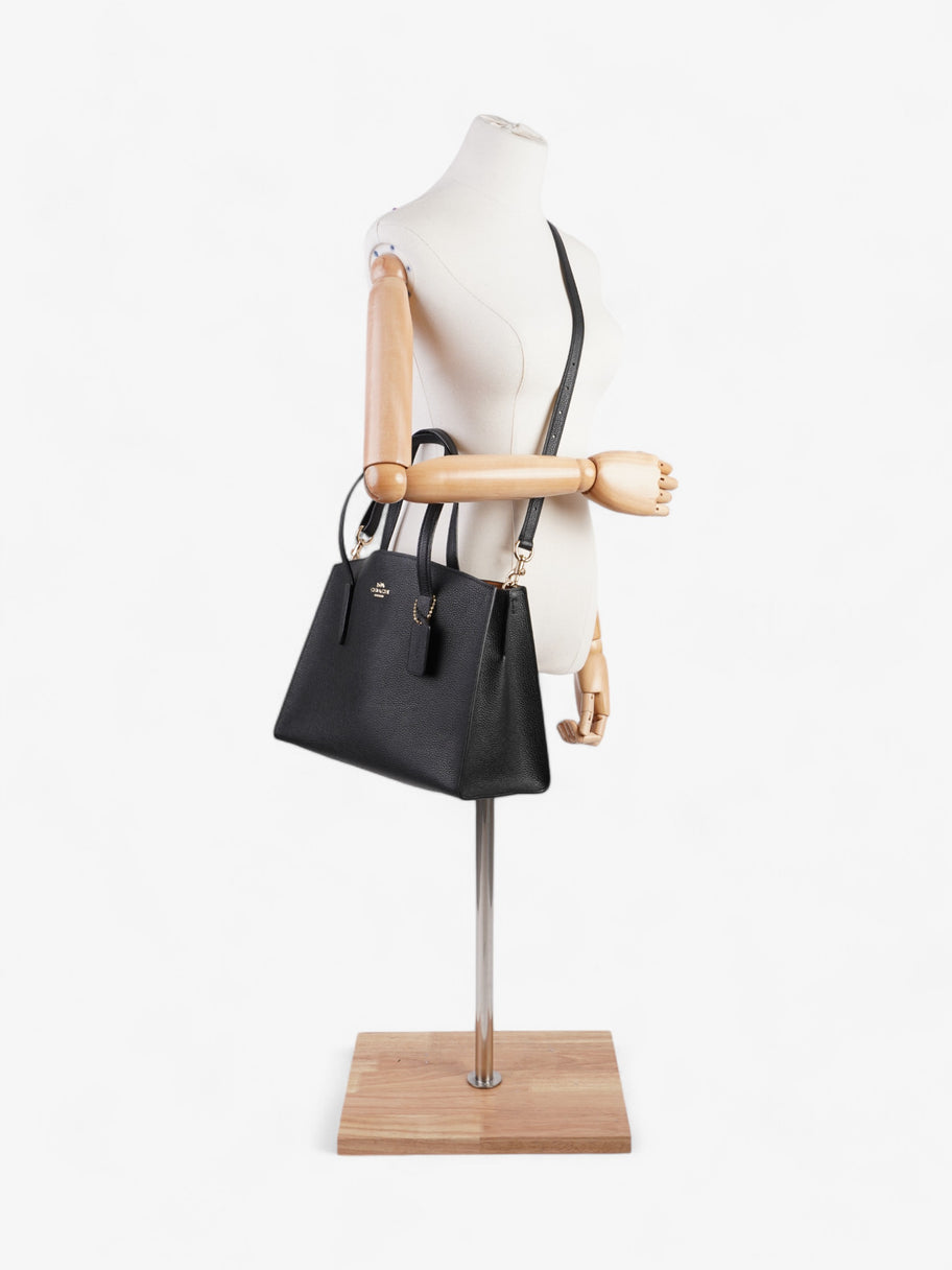 Coach charlie carryall black sale