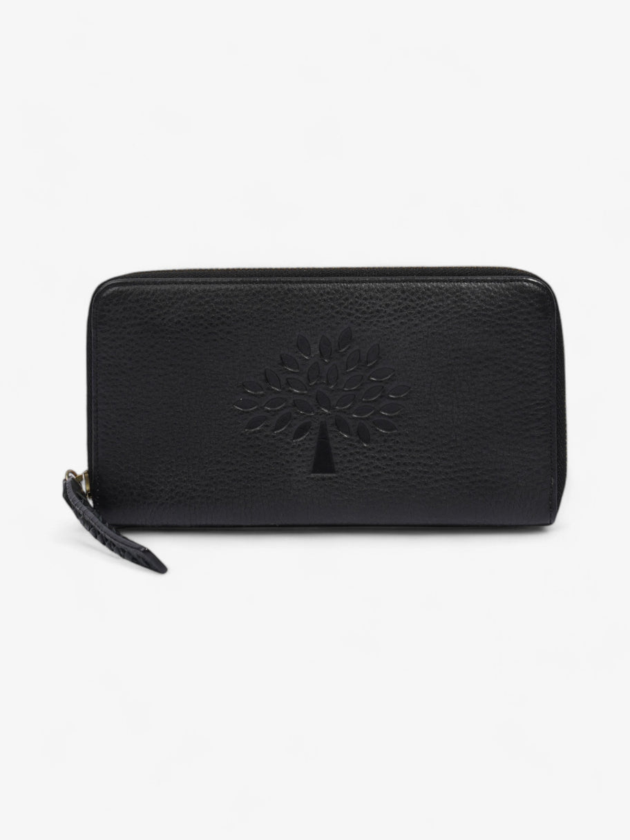 Mulberry Continental Wallet Black Grained Leather Image 1