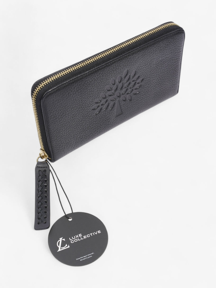 Mulberry Continental Wallet Black Grained Leather Image 8