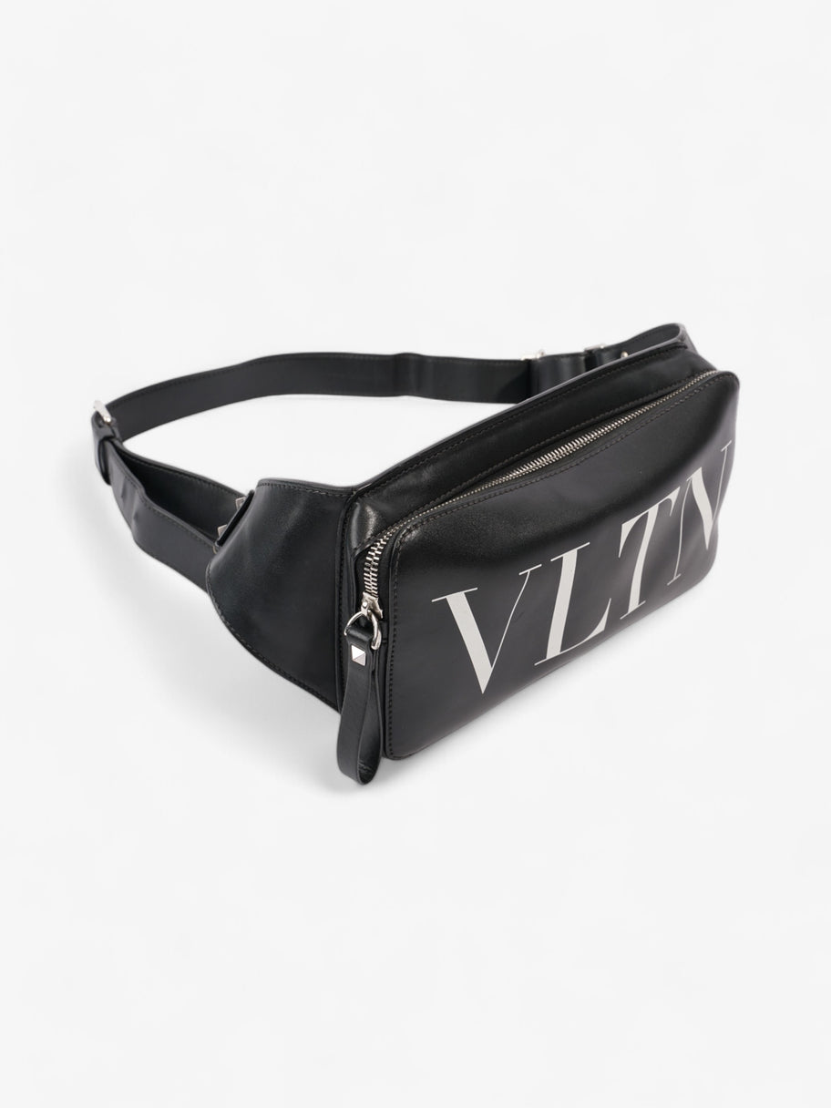 Valentino VLTN Belt Bag Black / White Leather Image 7