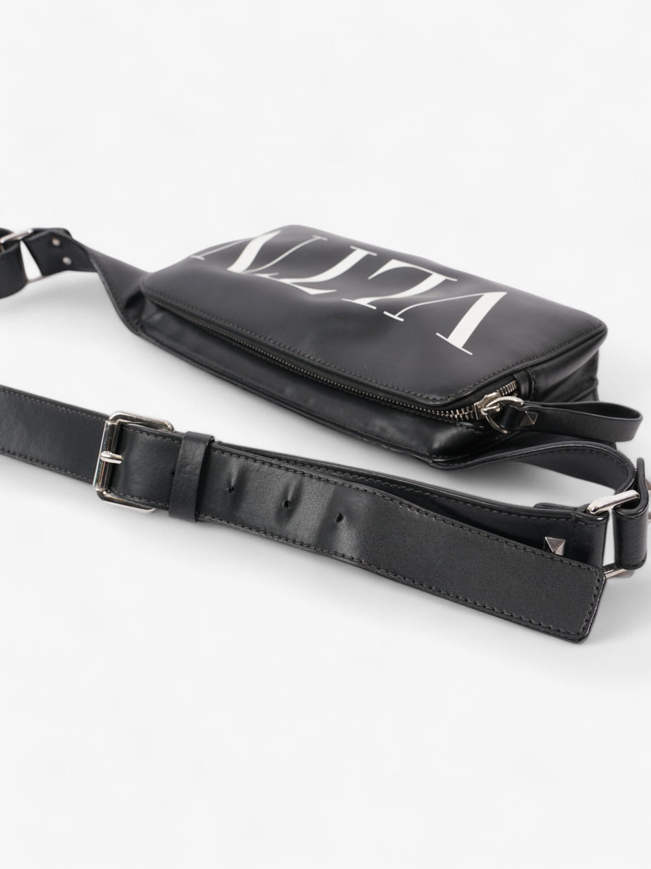 Valentino VLTN Belt Bag Black / White Leather Image 9