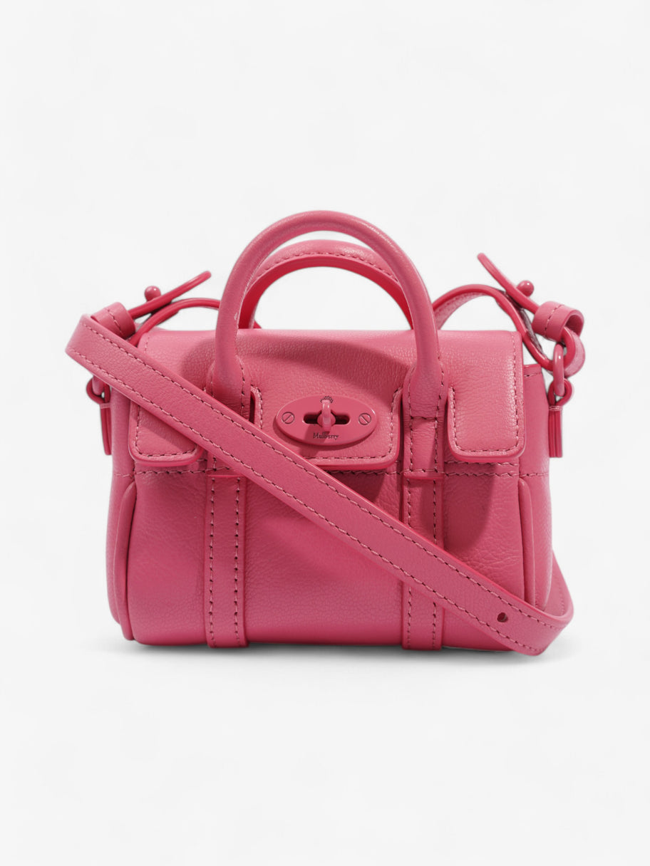 Mulberry Bayswater Geranium Pink Grained Leather Micro Image 1