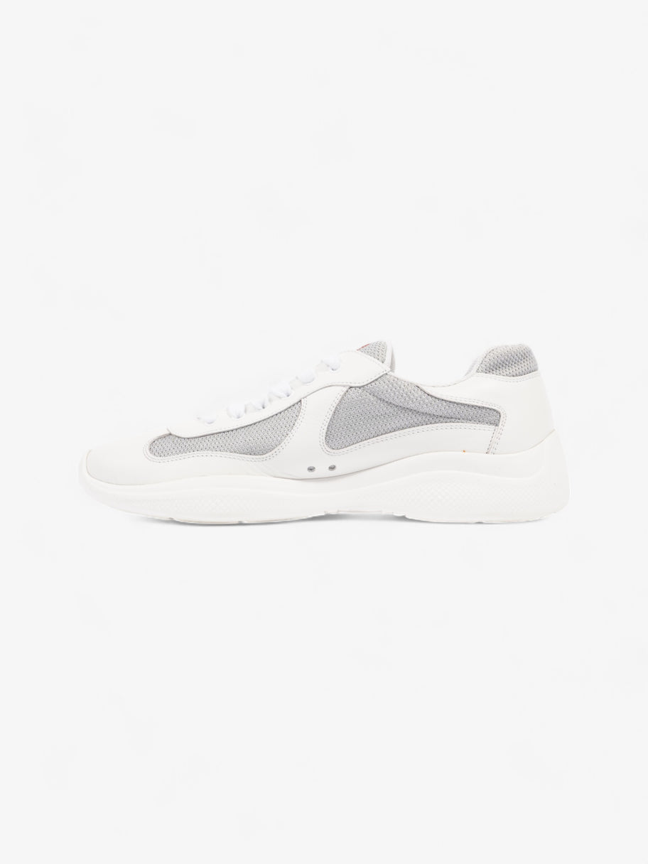 Prada America's Cup Sneakers White / Grey Leather EU 43 UK 9 Image 3