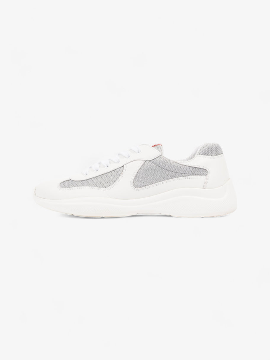 Prada America's Cup Sneakers White / Grey Leather EU 43 UK 9 Image 5