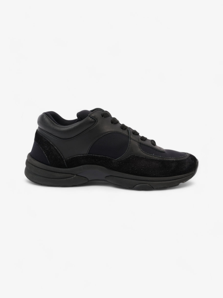 Chanel CC Logo Sneakers Black Suede EU 39 UK 6 Image 4