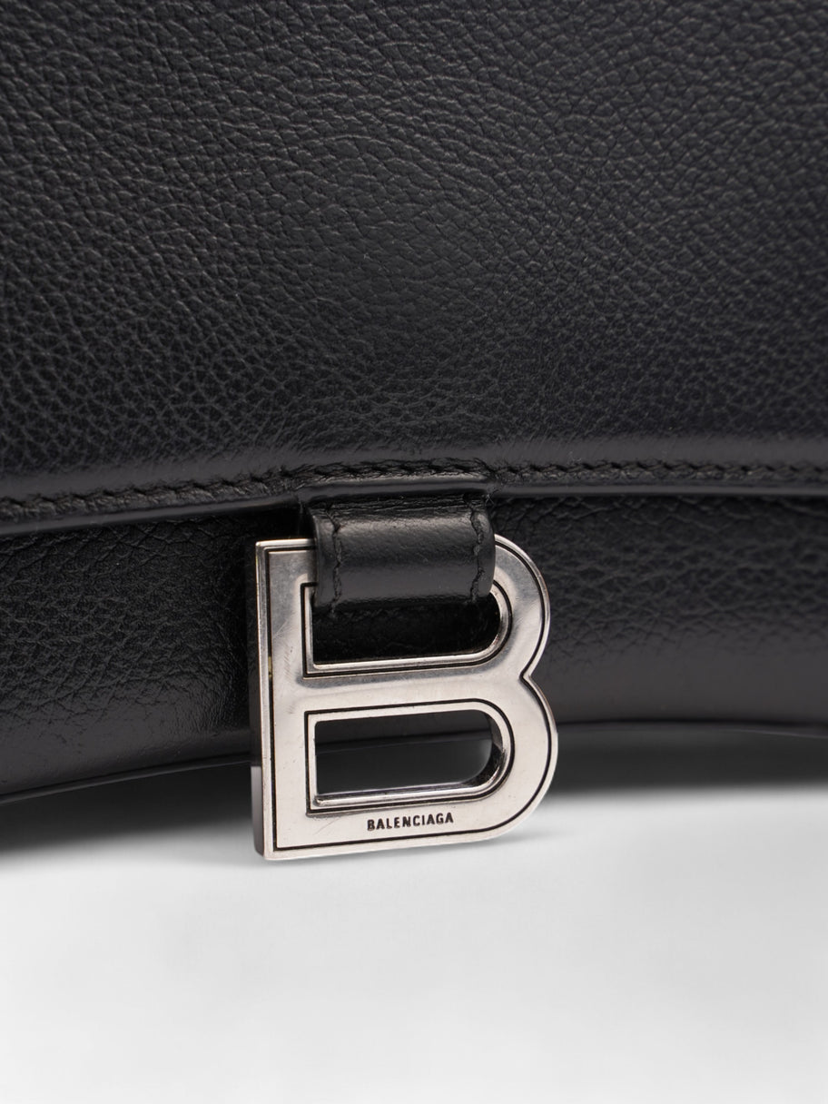 Balenciaga Hourglass Black Grained Leather Small Image 6