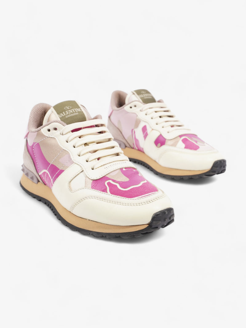  Rockrunner Sneakers Cream / Lilac / Pink Leather EU 37 UK 4