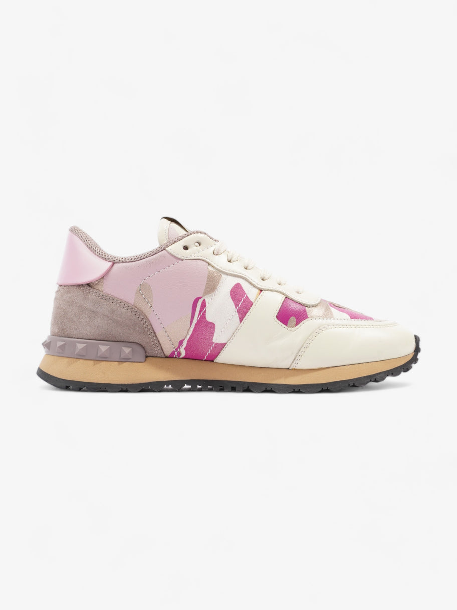 Valentino Rockrunner Sneakers Cream / Lilac / Pink Leather EU 37 UK 4 Image 4